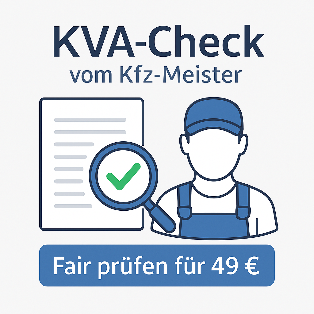 KVA-Check vom Kfz-Meister – PDF-Prüfung eines Werkstatt-Kostenvoranschlags für 49 €